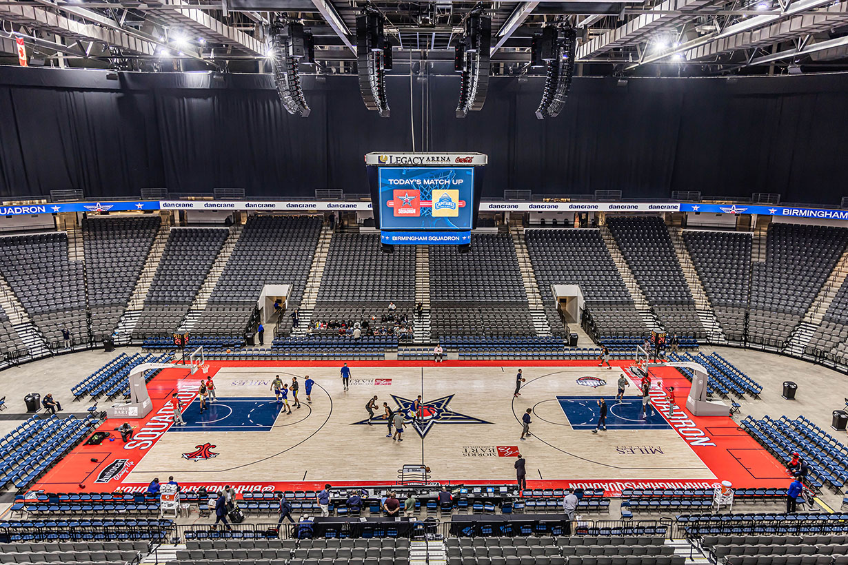 RCF Delivers High-Power System to Legacy Arena in Alabama 