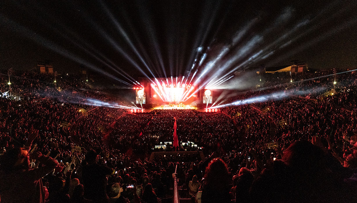 RCF GTX Amplifies Ligabue for Seven Concerts at the Verona Arena