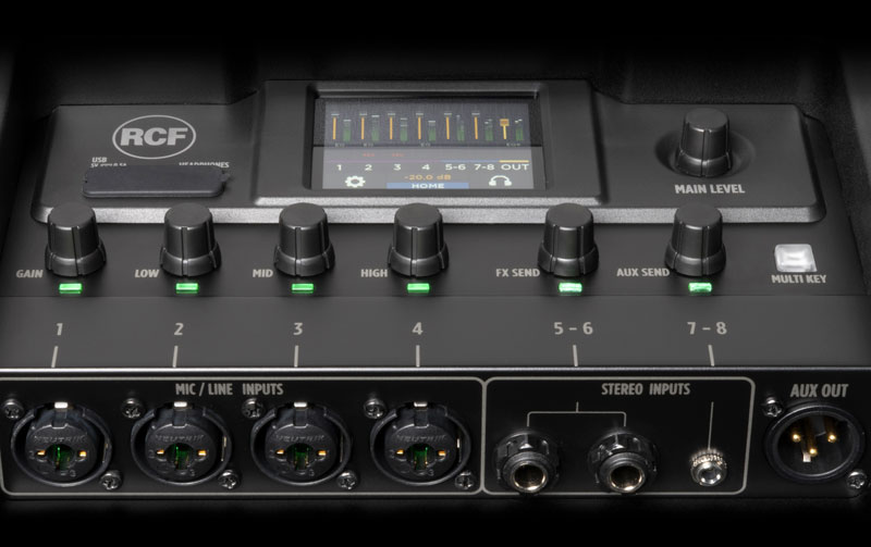 EVOX JMIX9 ACTIVE THREE-WAY COLUMN MUSIC SYSTEM