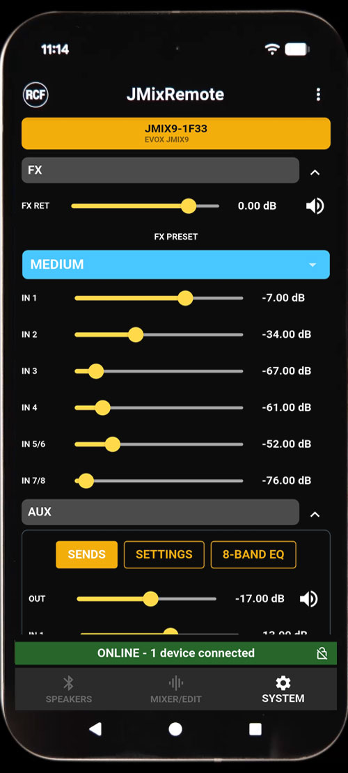 System Editing Interface