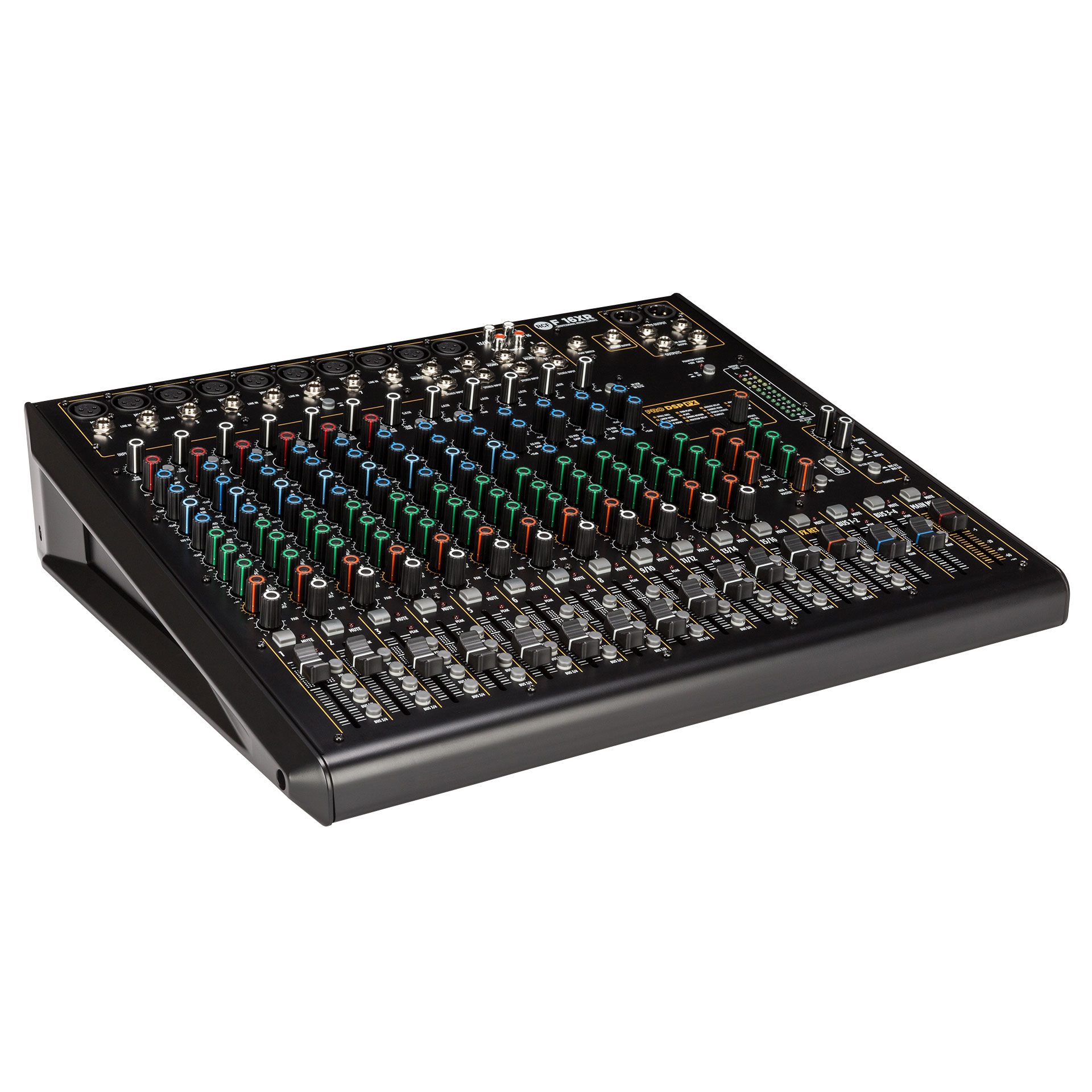 F 16XR 16-CHANNEL MIXING CONSOLE WITH MULTI-FX & RECORDING - RCF