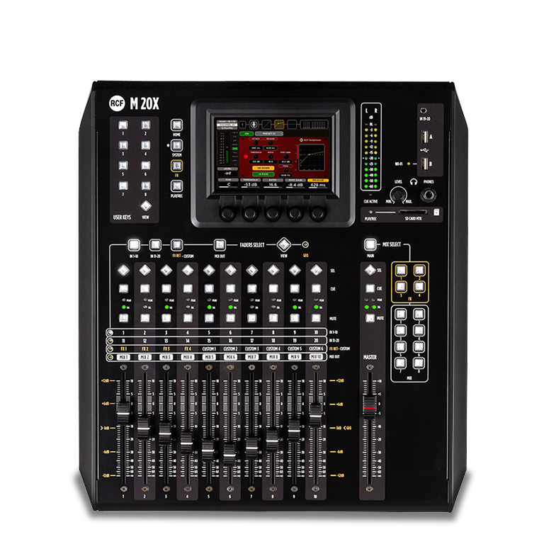 Table de mixage GLEMM MXP04 4 cannaux EQ 3 bandes et lecteur USB/MP3